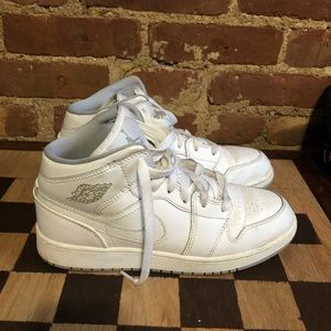 White with gray detail Jordan 1